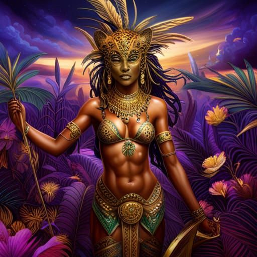 Stirax plant goddess - AI Generated Artwork - NightCafe Creator