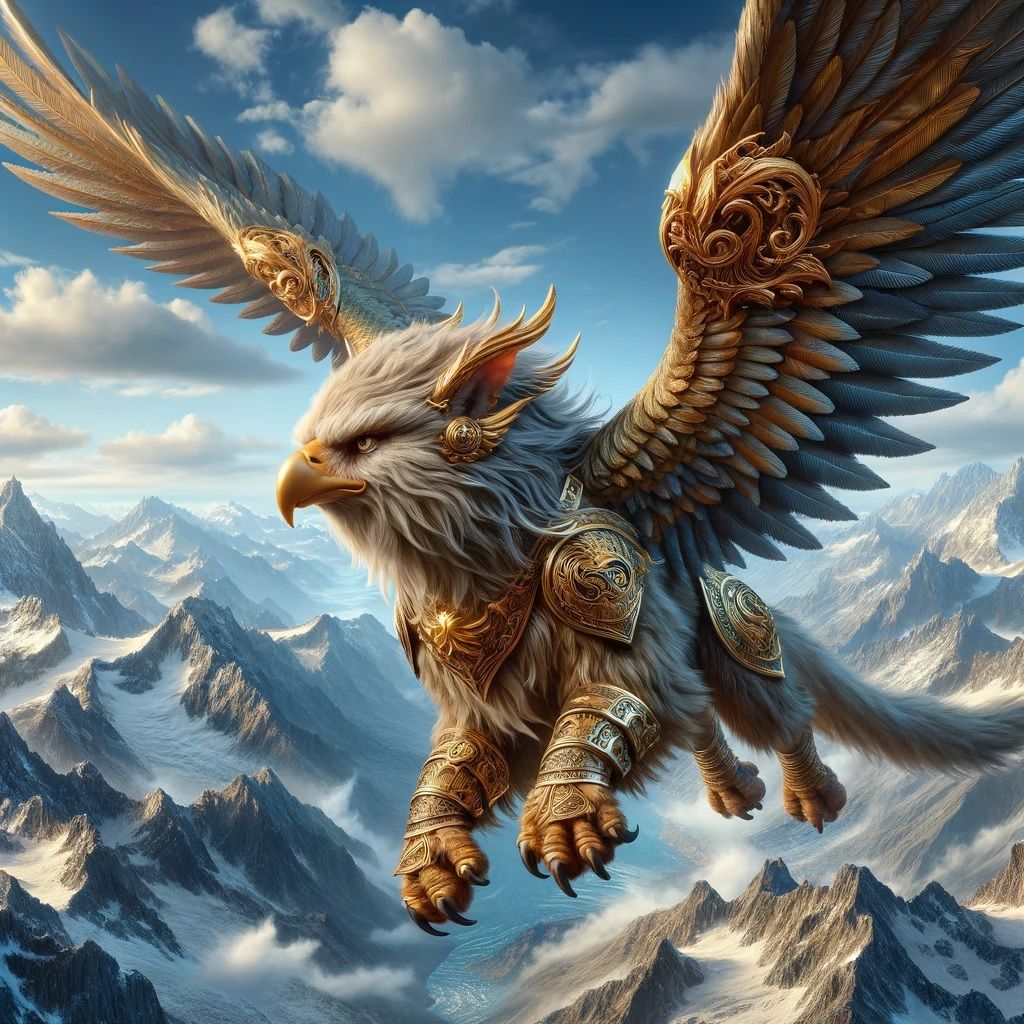 Stormguard Battle Griffon  by @Allen Brown