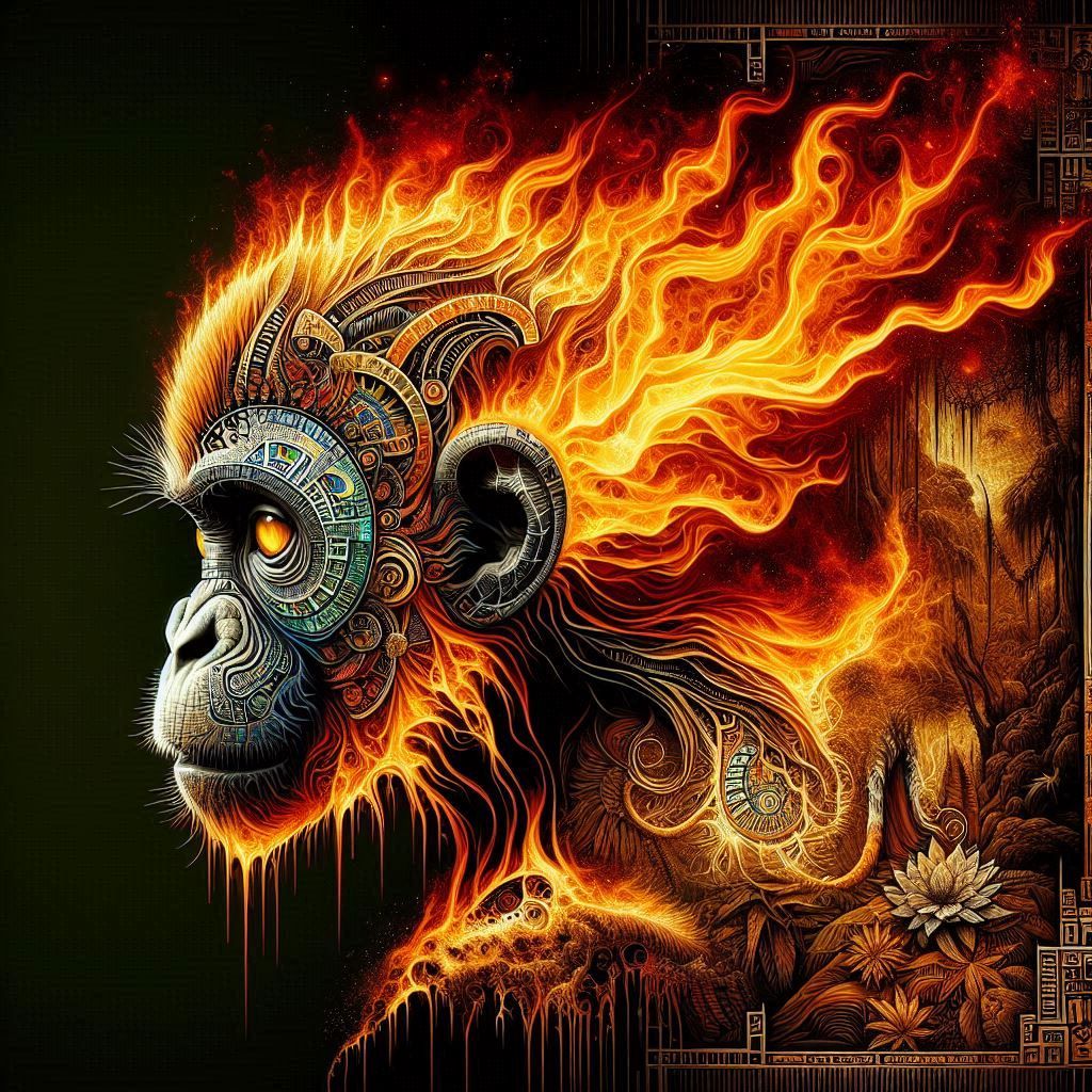Spider Monkey Made in Fire 3