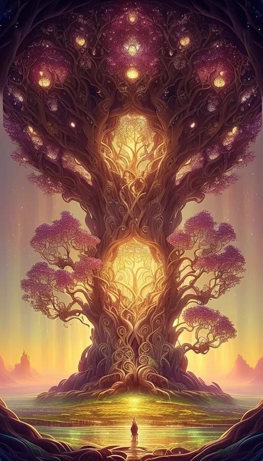 Yggdrasil - AI Generated Artwork - NightCafe Creator