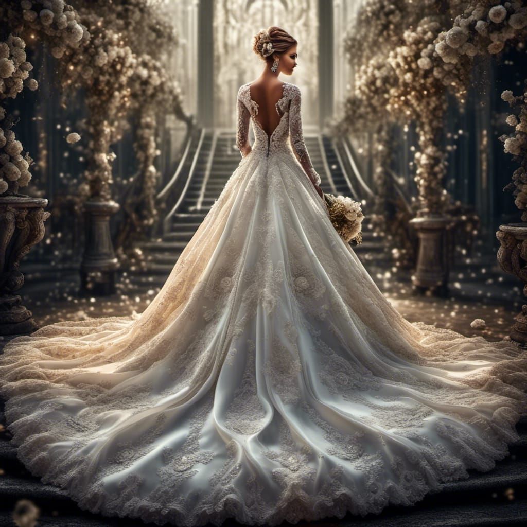 A beautiful woman in a wedding dress <lora:Celebrate:1.0>