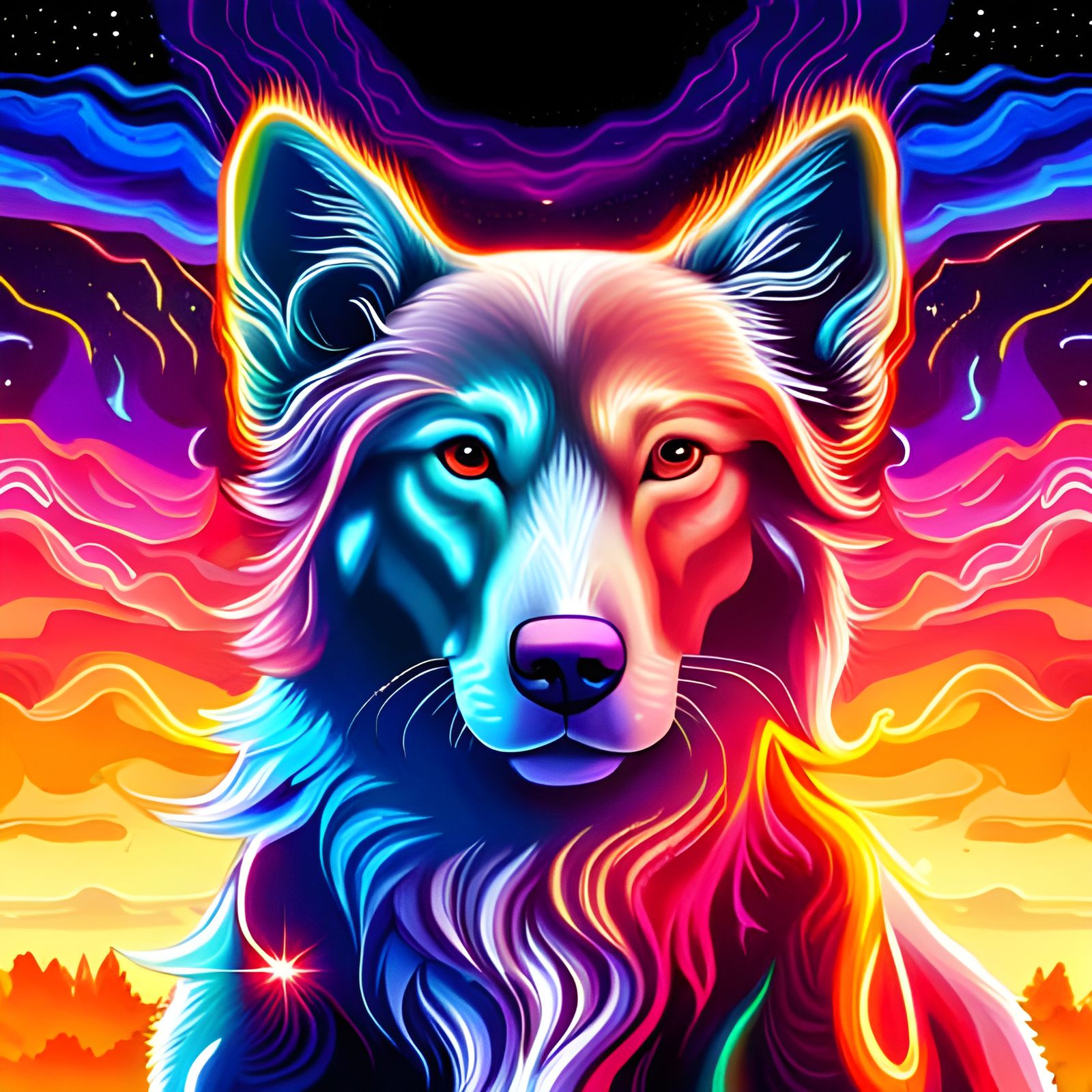 Dog - AI Generated Artwork - NightCafe Creator