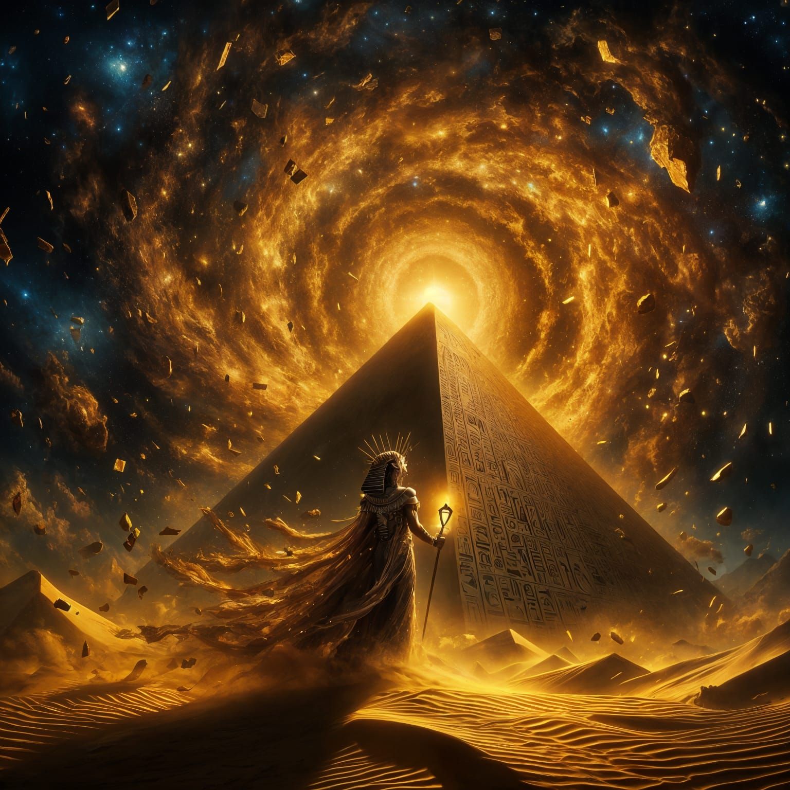 Golden dust