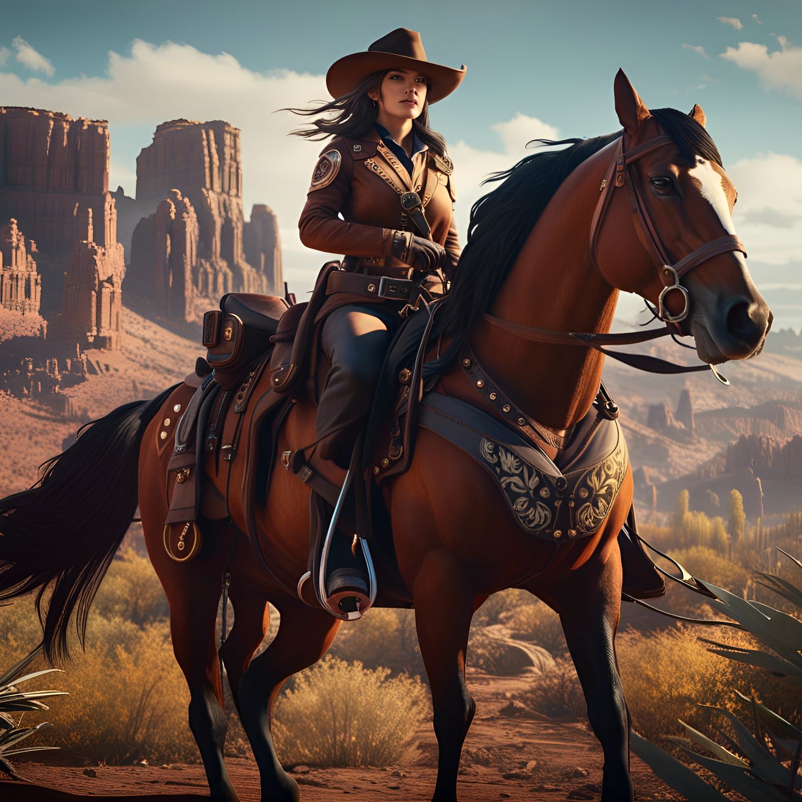 Cowgirl Sheriff - Sherilee  by @artsho