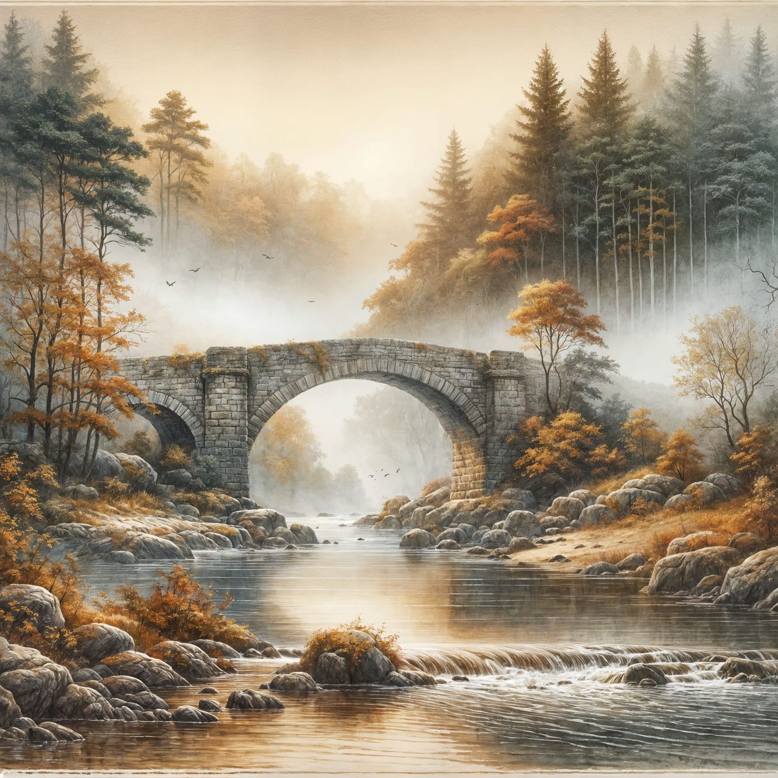 Autumn Crossing  by @Oblique Lens