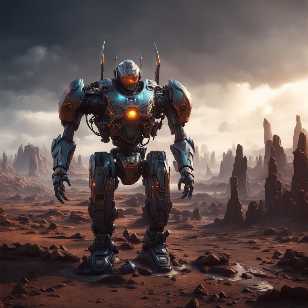 Advanced Robot science fiction nova.