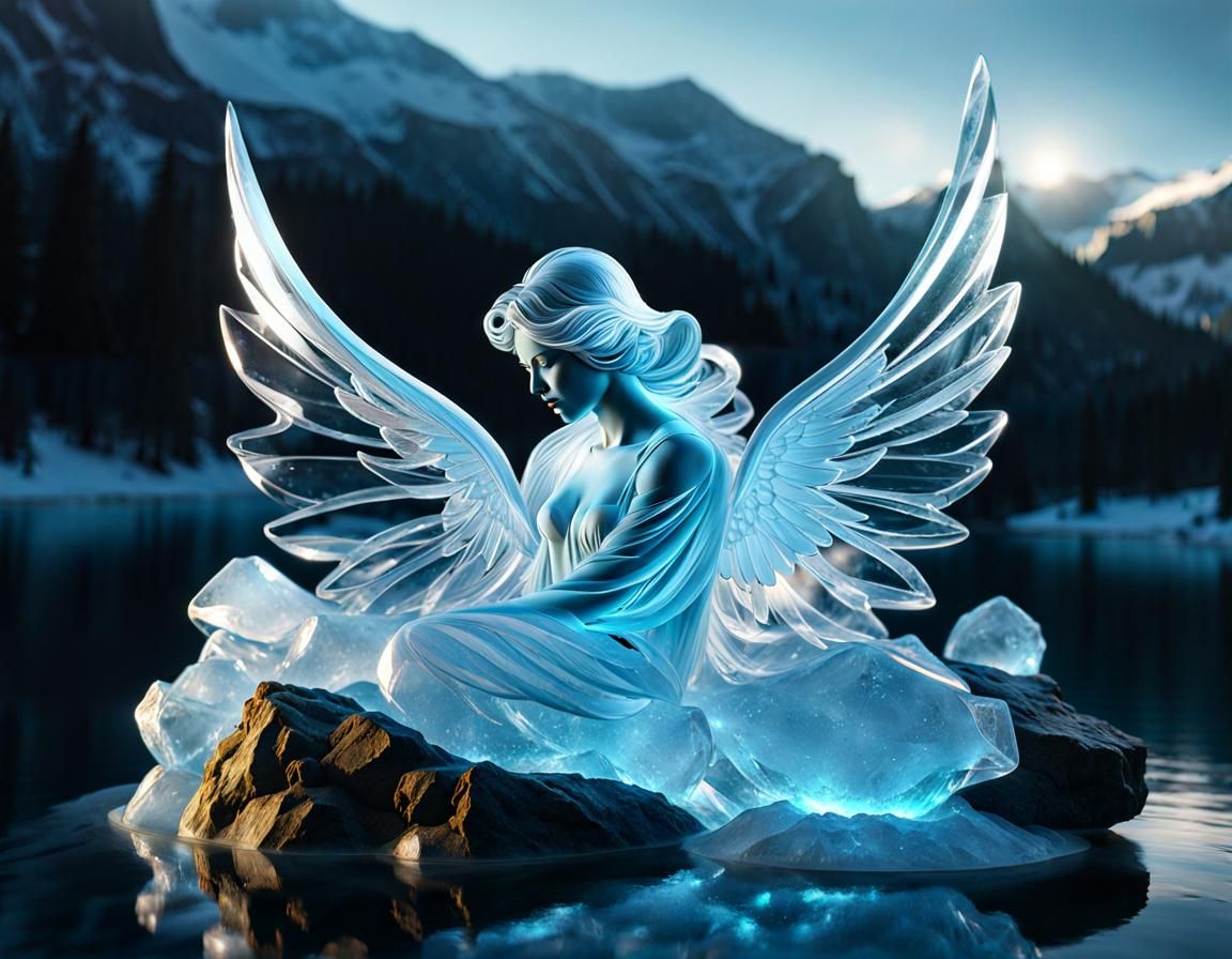 Frozen fallen angel  by @BM
