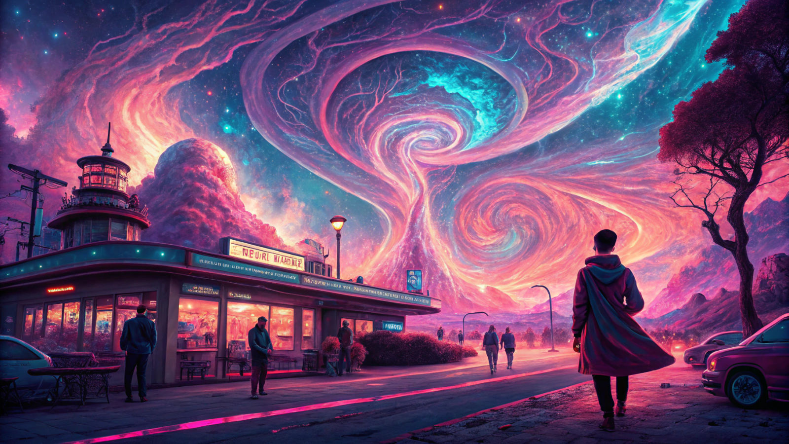 psychedelic energy colorful