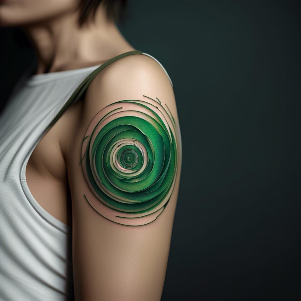 K O R A Y KARAGOZLER on Tumblr: The Fibonacci Spiral . #fibonacci #spiral .  . . . . #brush #brushes #watercolor #abstract #tattoo #abstractart #tattooed ...