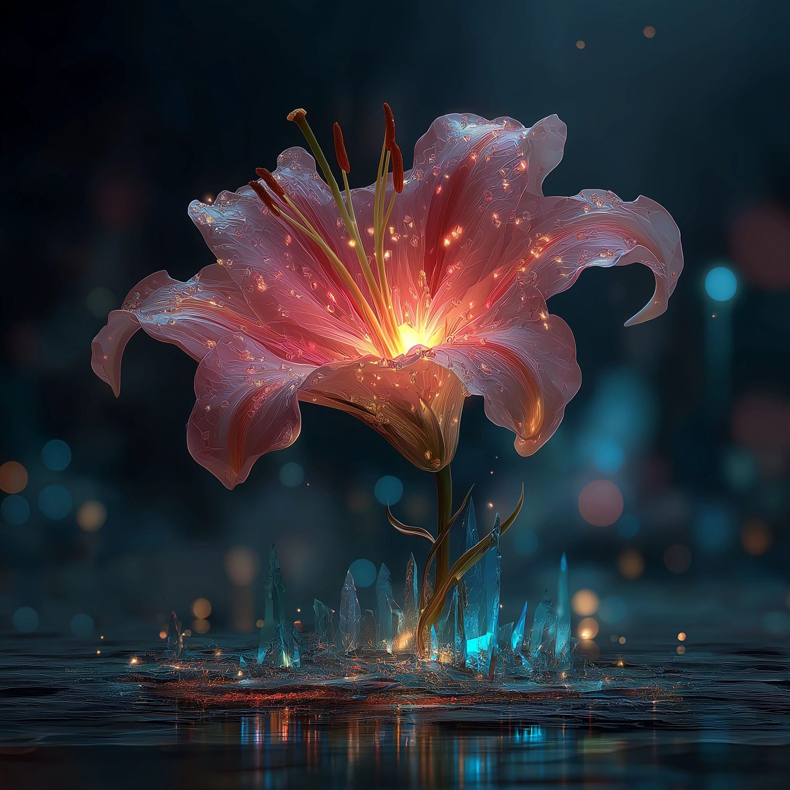 Cosmic Fractal Bloom