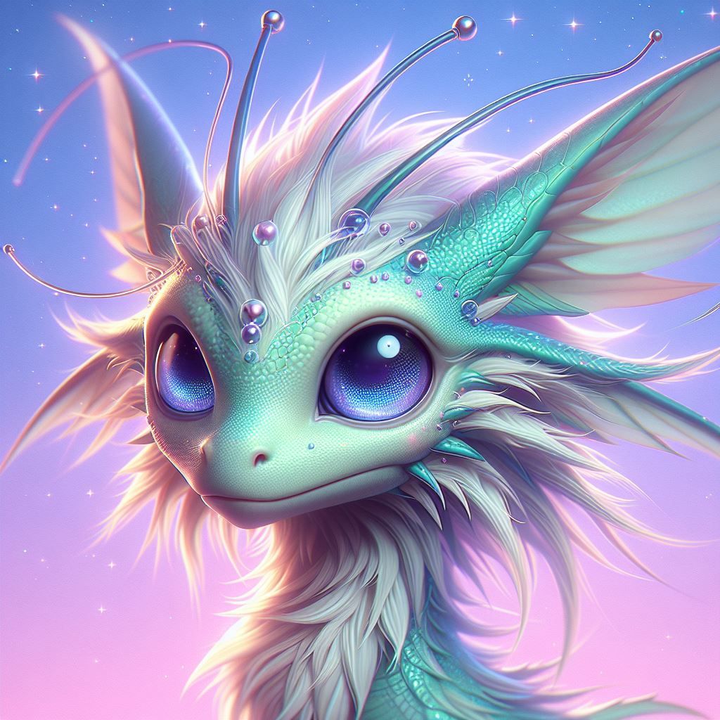 Pastel Alien Dragon - AI Generated Artwork - NightCafe Creator