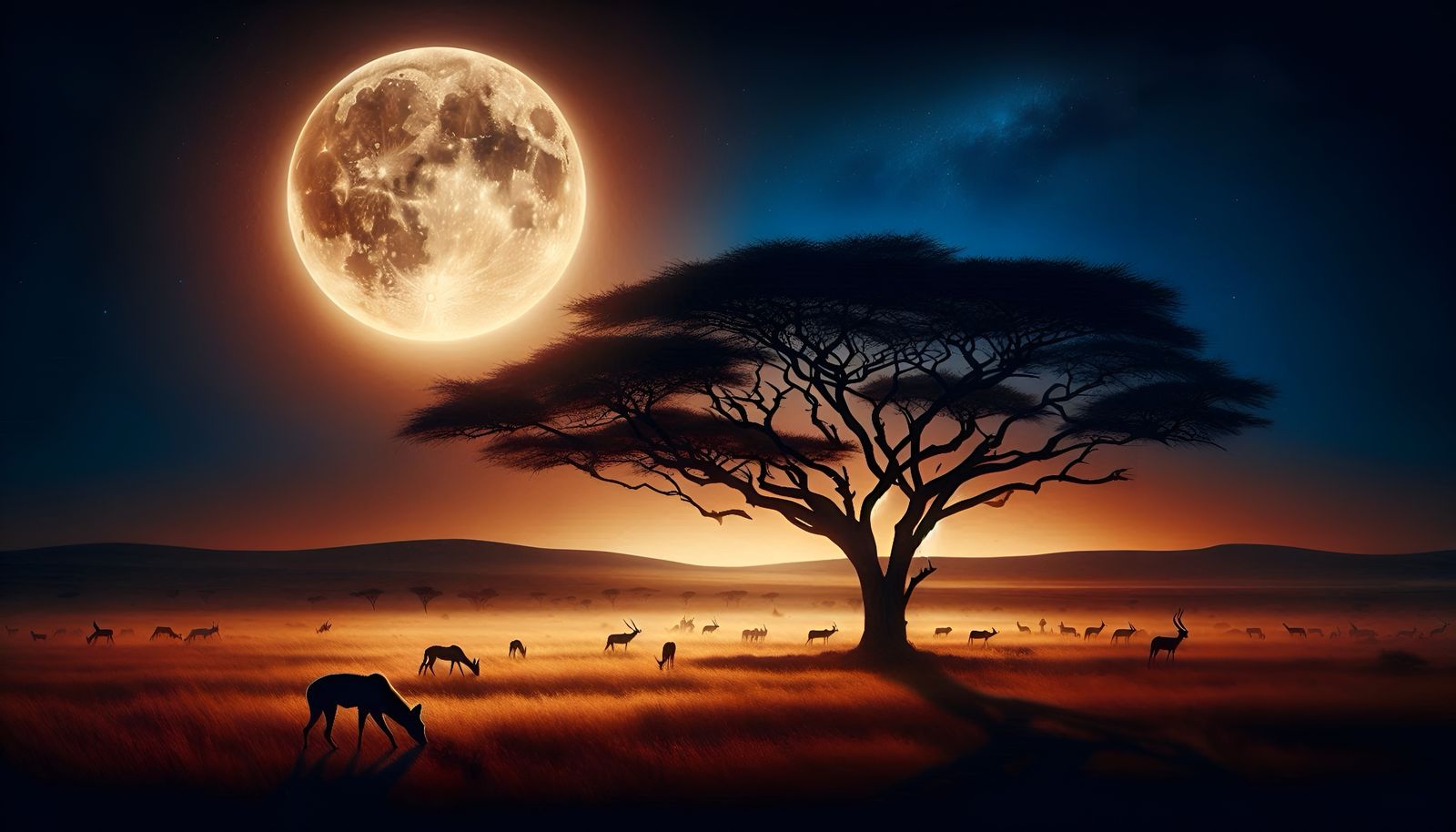 Under a Glowing Moon