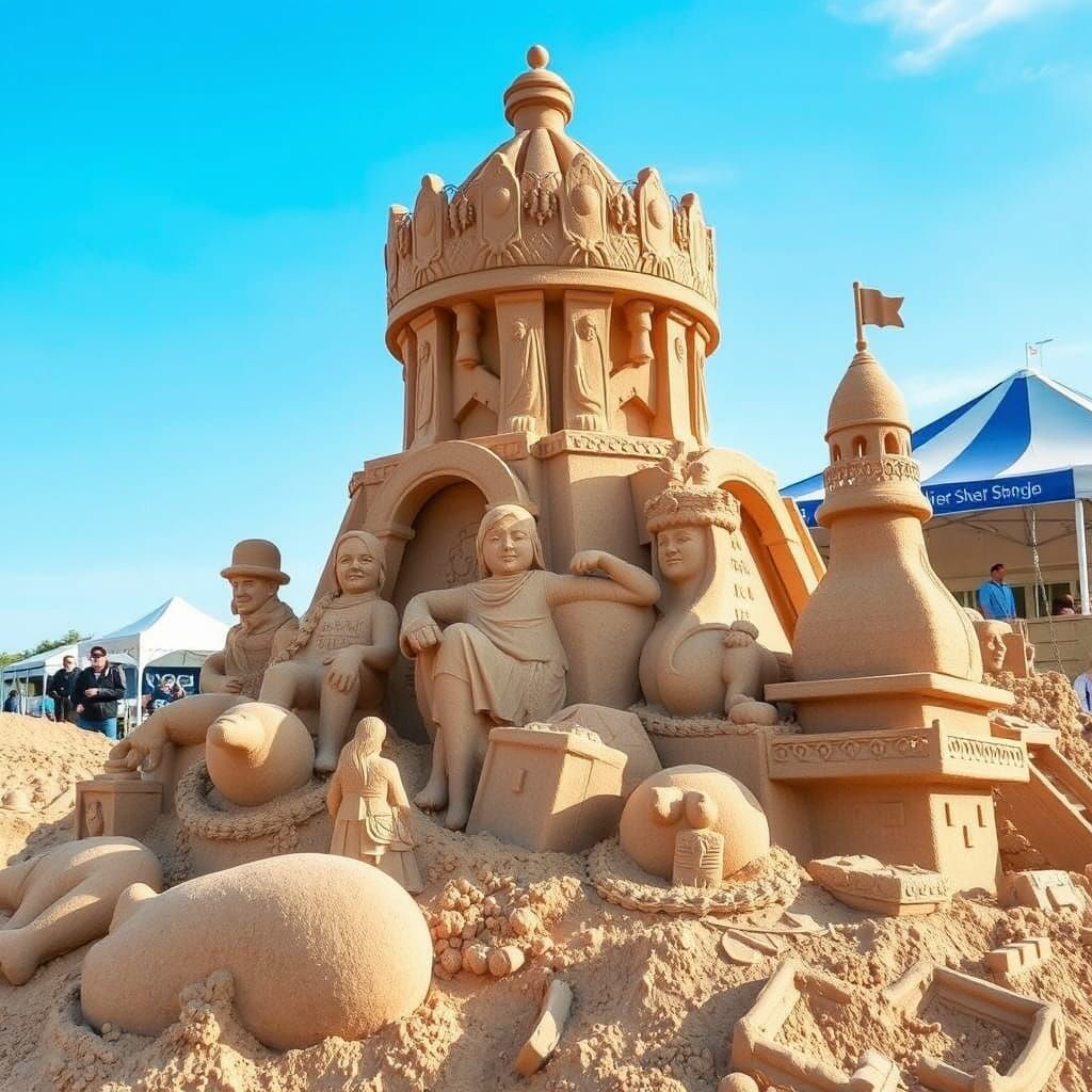 SandWorld's incredible sand sculpture festival in Weymouth  by @silverpoodle