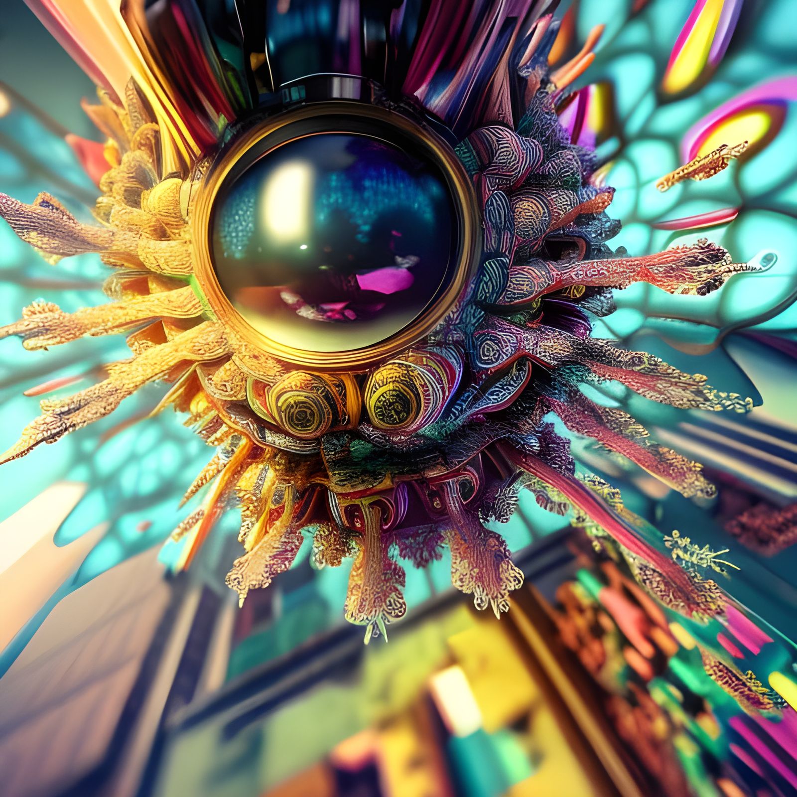 Fractal Orb  by @ArtByAj