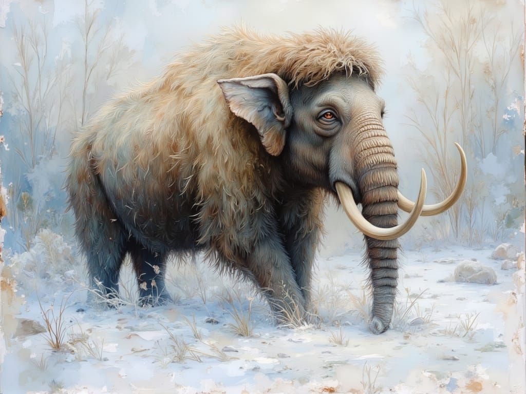 wooly mammoth  by @Sasha