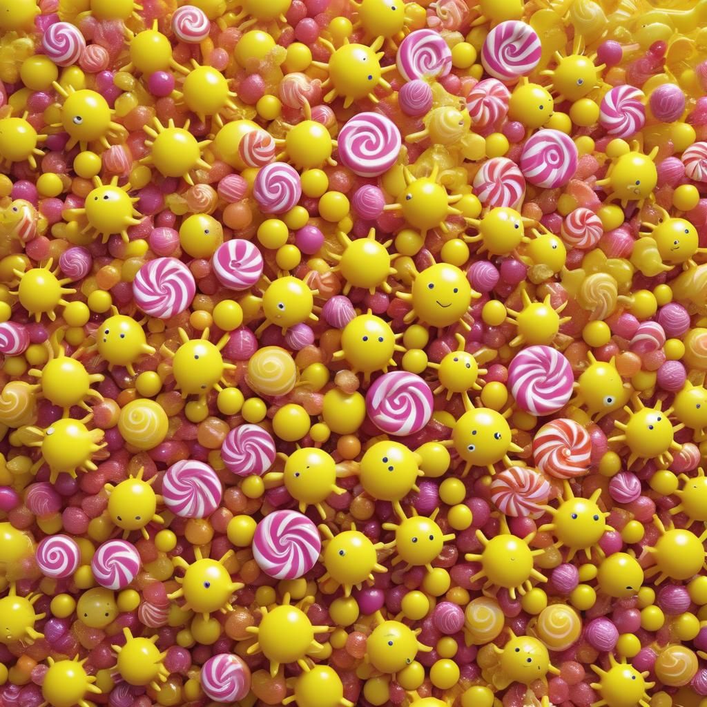 Yellow Bee Yellow Crayon Yellow banana Yellow corn Yellow Pompom