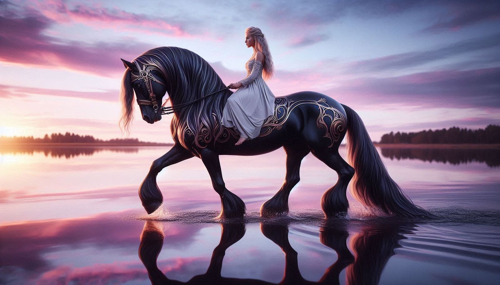 Reflection in the water