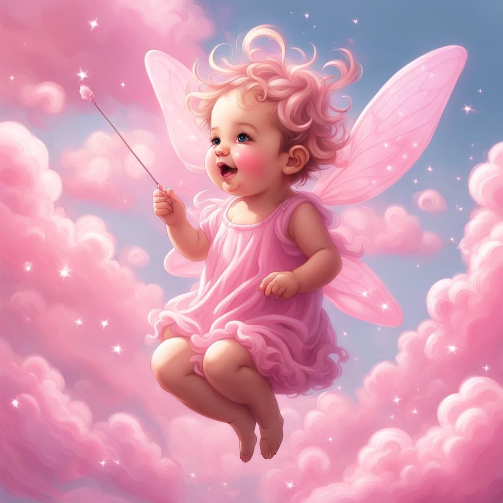 Cotton candy clouds