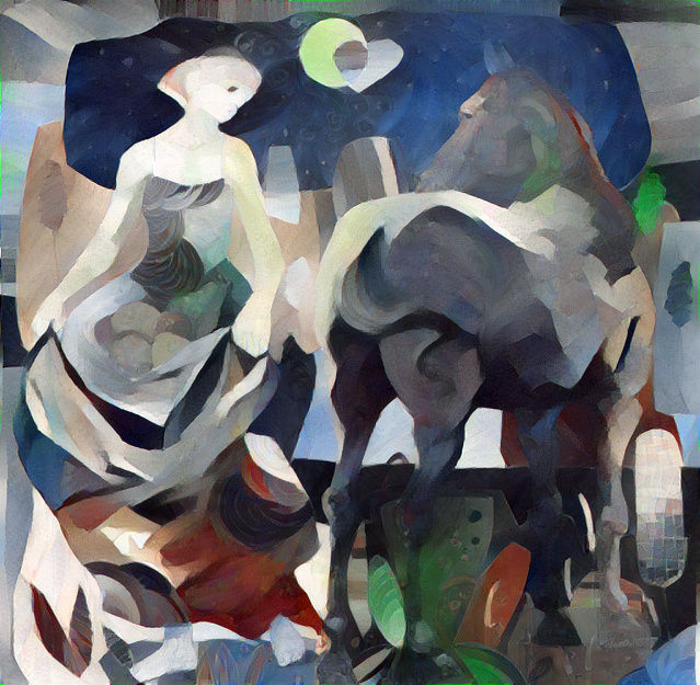 Horse carriage ride in the Wild