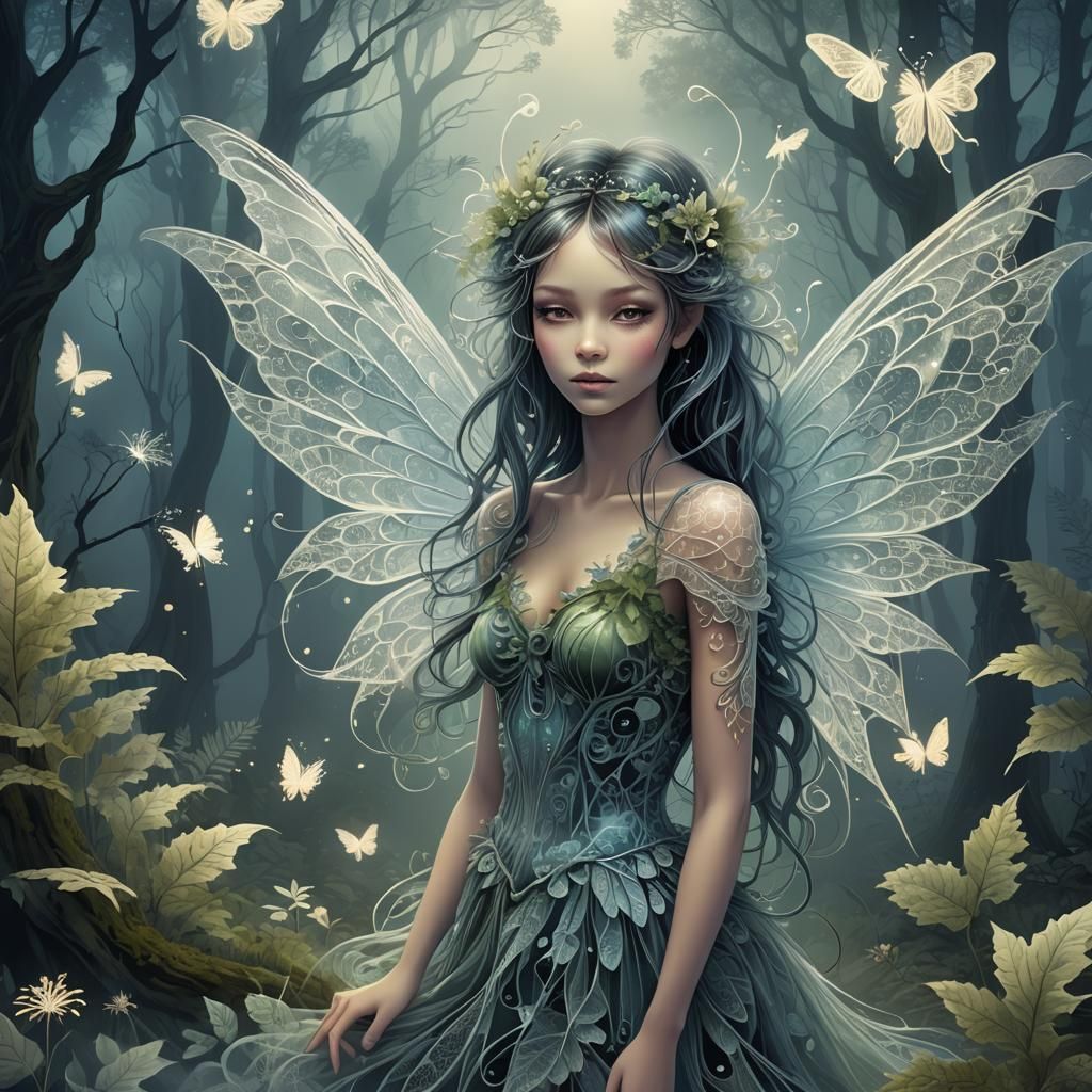 Faery by the forest