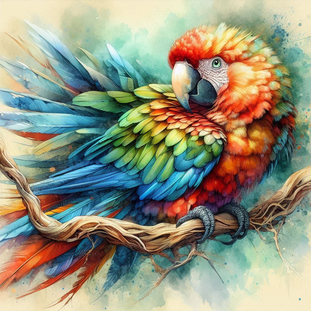 Beautiful parrot