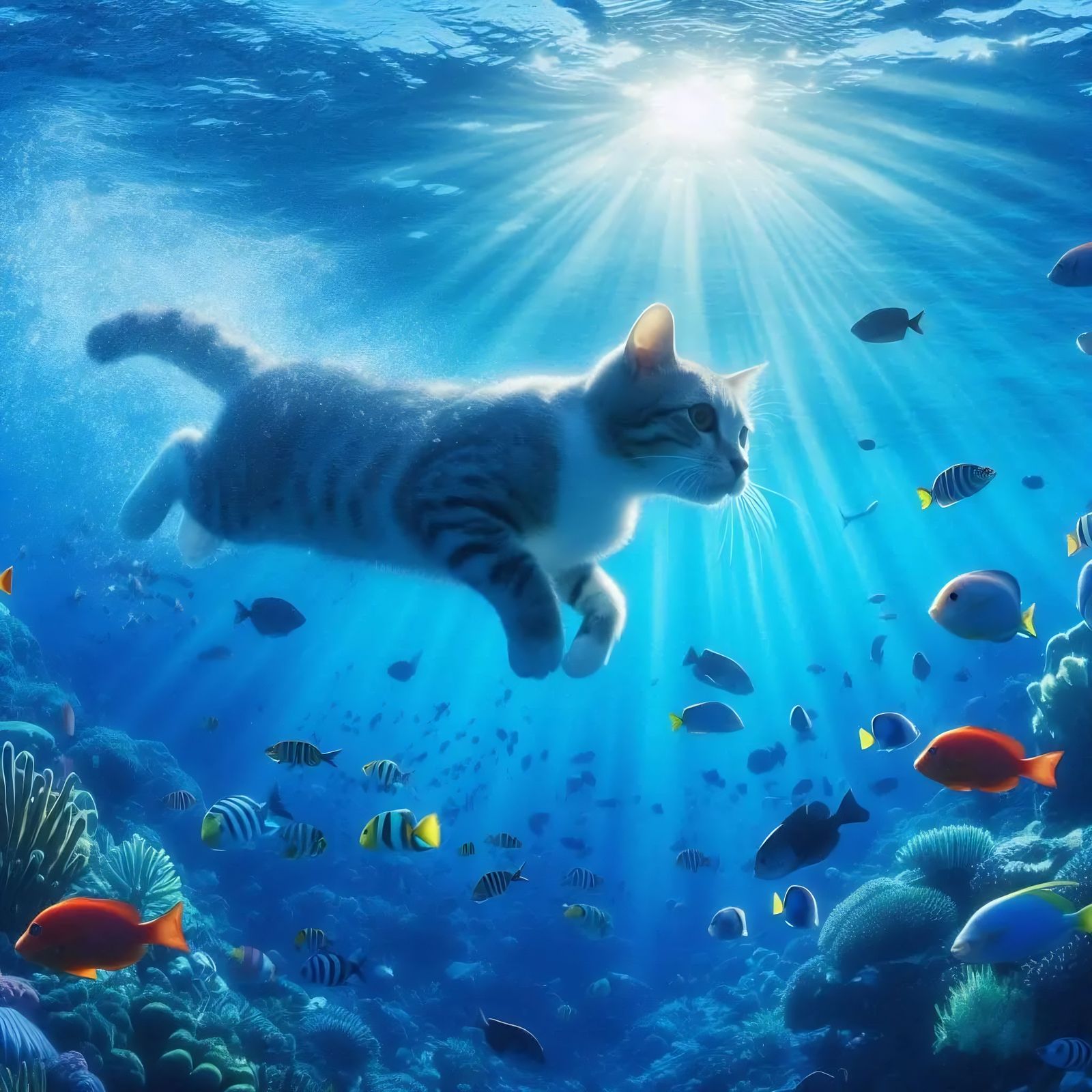 Aquatic Cat
