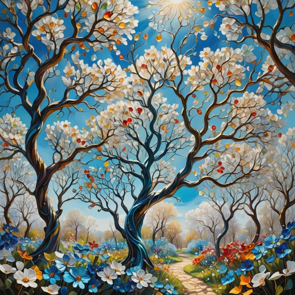 An enchanting garden