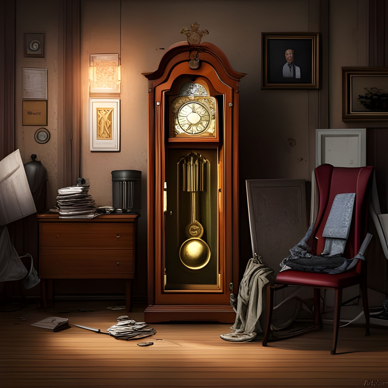 Grand-dad has moved out, but not completely...  by @Queenshif