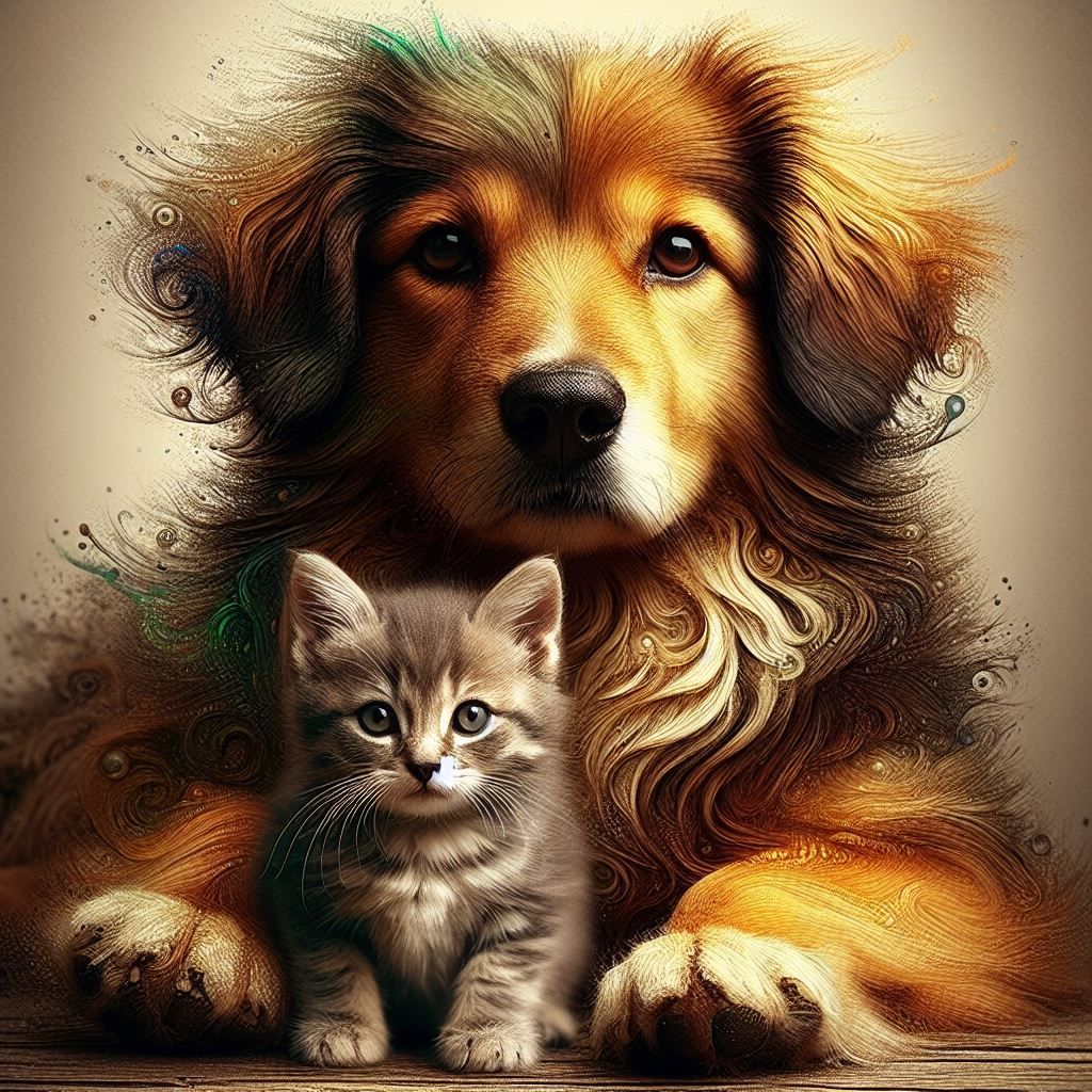 Cat and dog