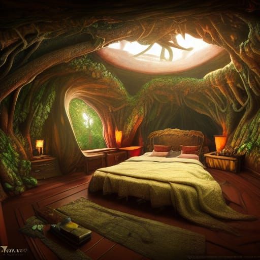 Cozy tree hollow undefined