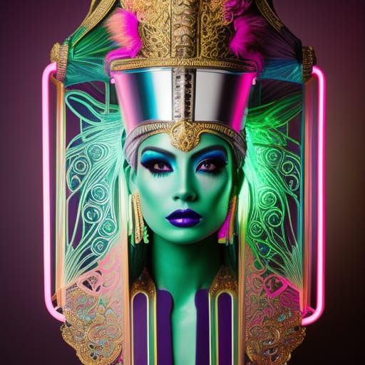 Neon portrait - Egypt (Series 7)