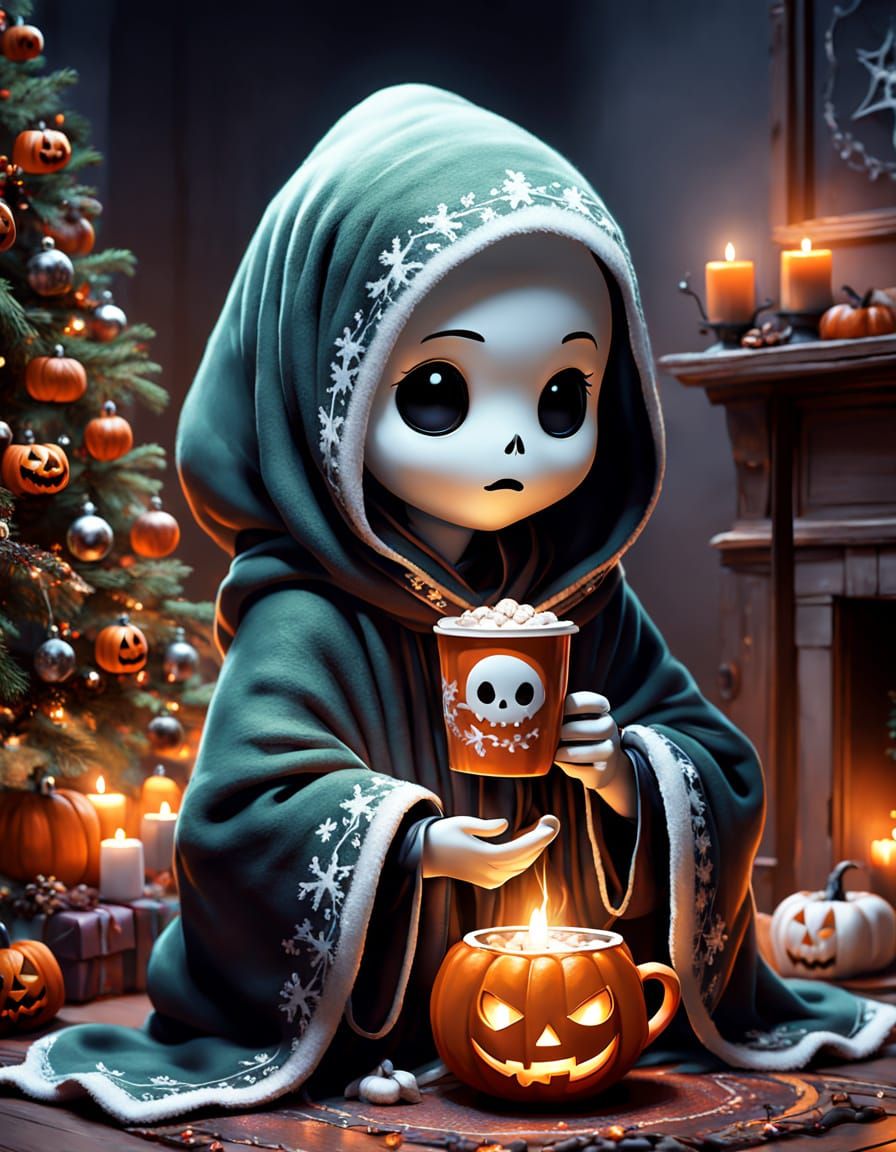 Cocoa and Candlelight of the Chibi Ghost