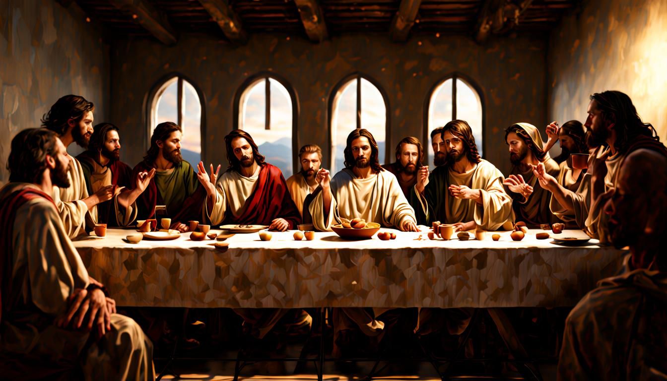 Last supper - AI Generated Artwork - NightCafe Creator