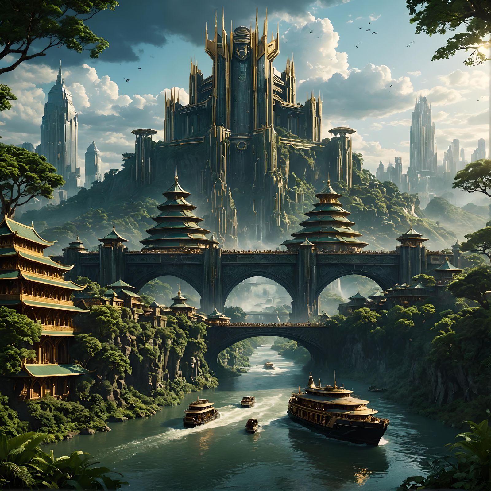 Birnin Zana - Capital of Wakanda (Earth-241) - AI Generated Artwork ...