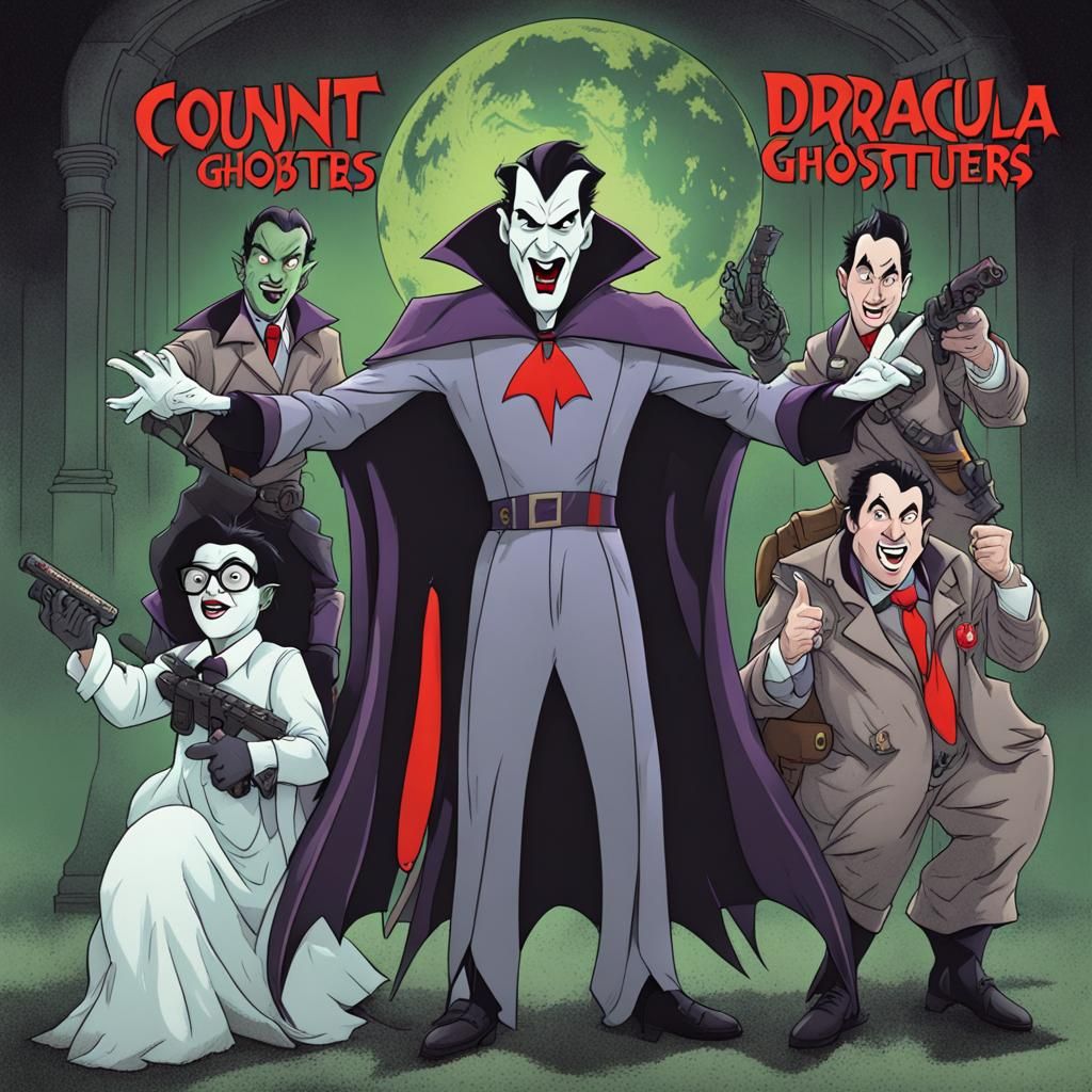 count Dracula   meets   the Ghostbusters