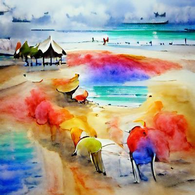 The beach 🏖️