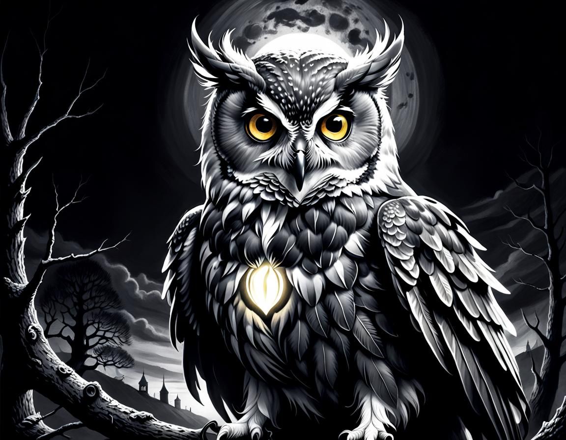Owl at Night