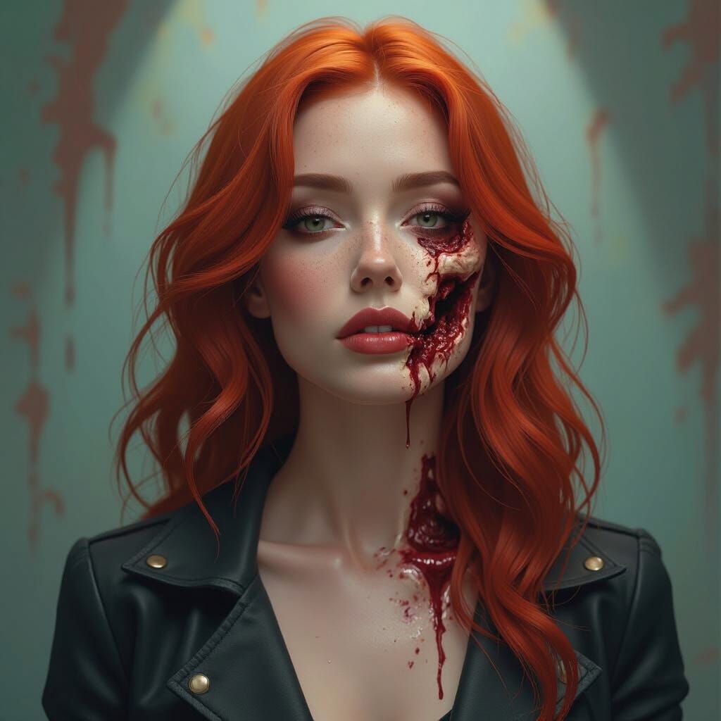 Red hair dead girl