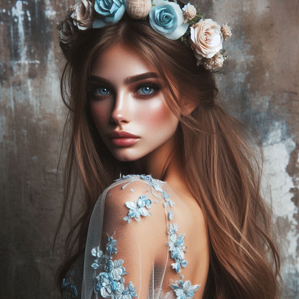 Portrait in blue