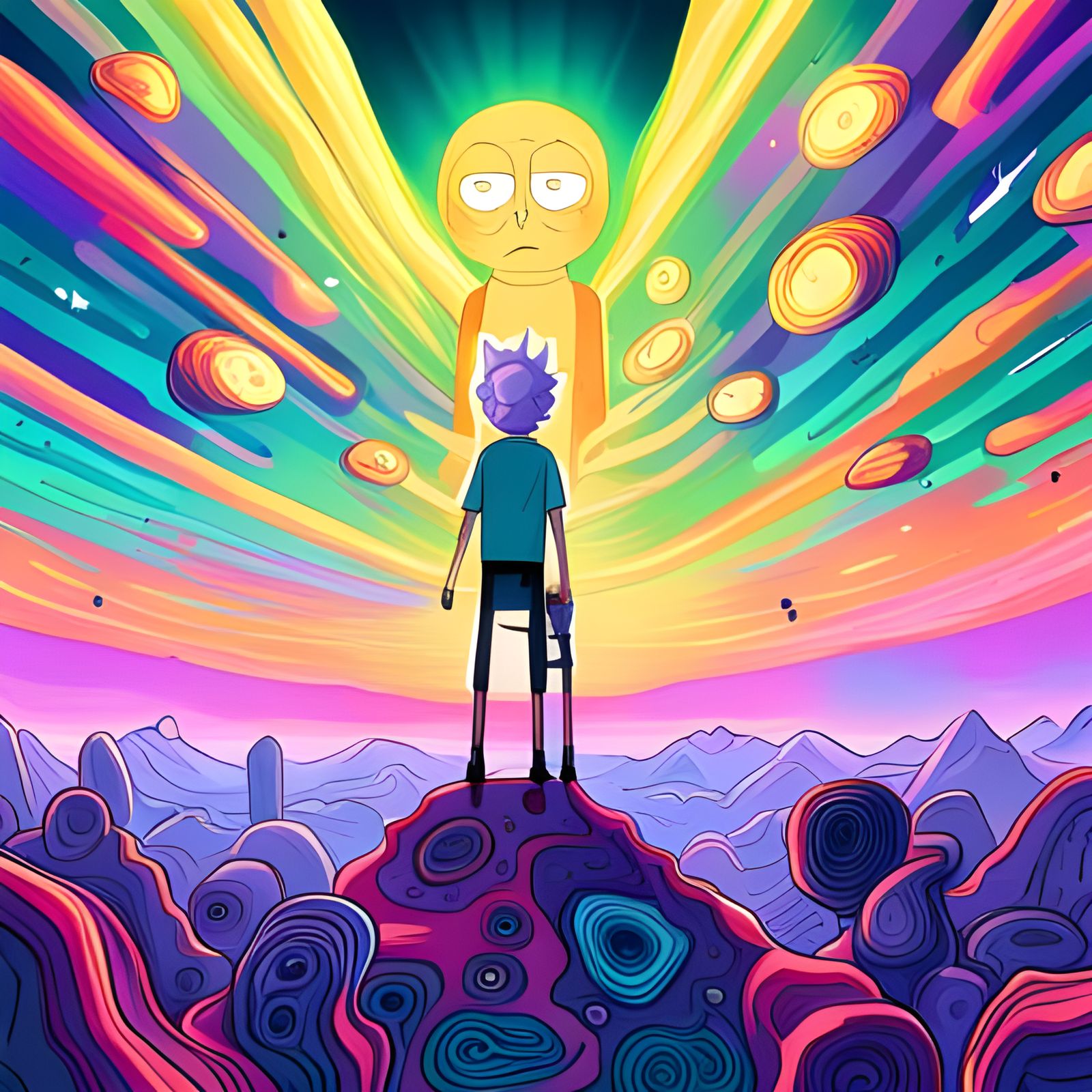 Rick & Morty - AI Generated Artwork - NightCafe Creator