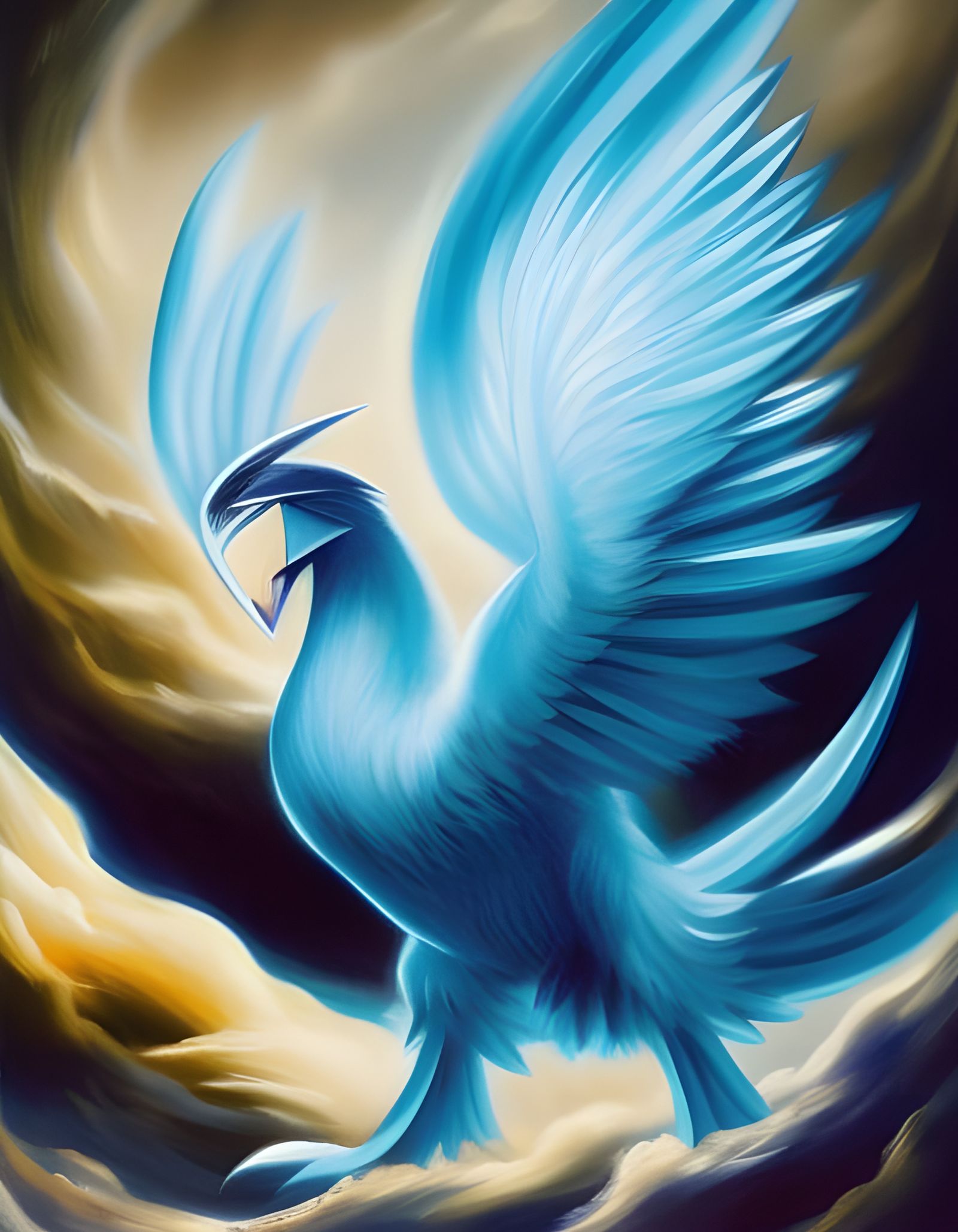 Articuno by Francisco de Goya - AI Generated Artwork - NightCafe Creator