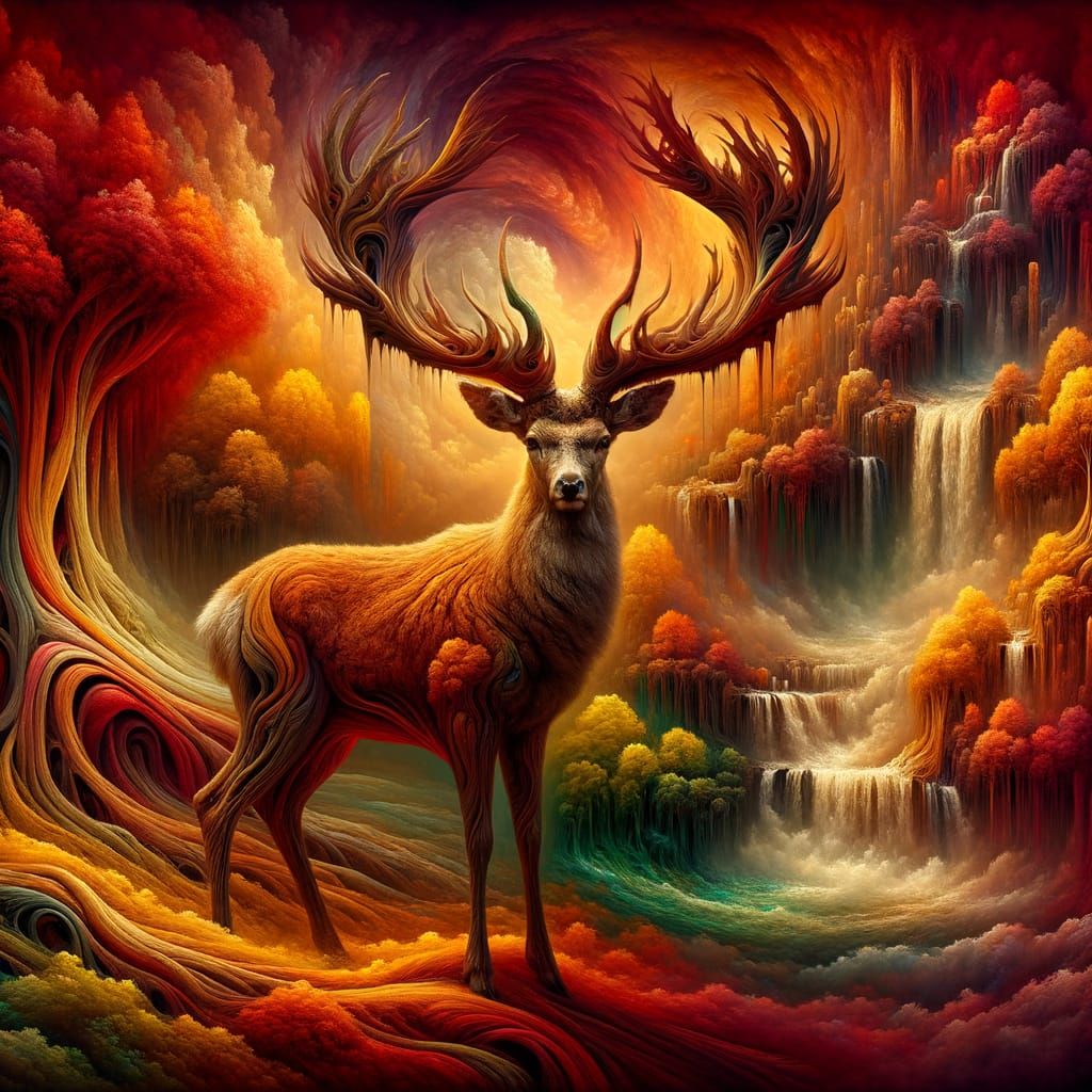 Mystical Deer  by @Nomis