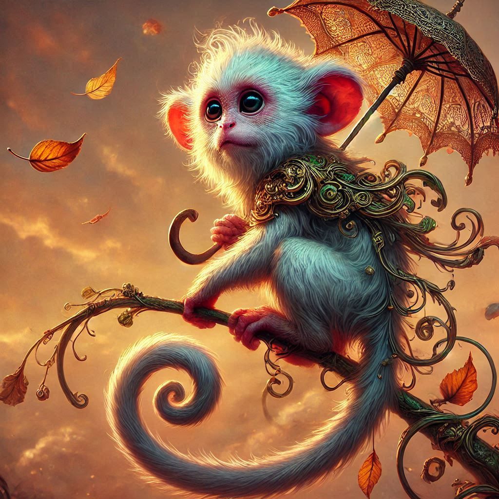 adorable fairy-tale fantasy creature portrait..