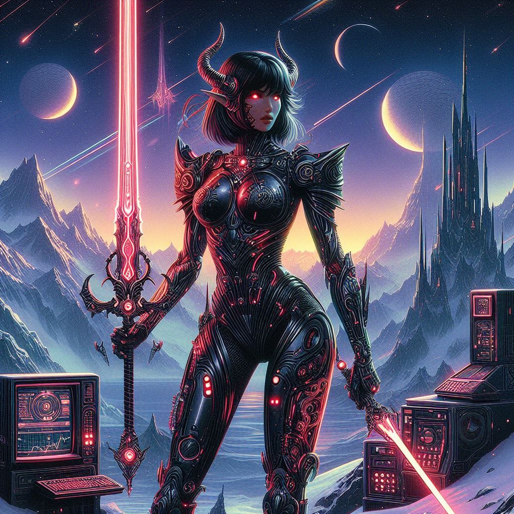 hajime sorayama cyberpunk retro 80s sci-fi futurism, robotic...