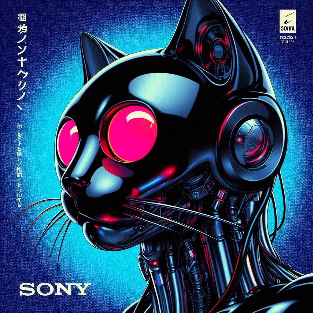 SONY Cyber Cat Pet Cyborg ✨🐈⬛💙 v4
