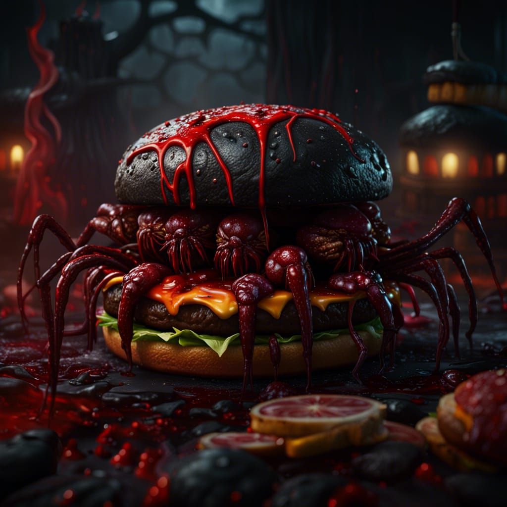 The Horror Burger  by @AuthorJohnW