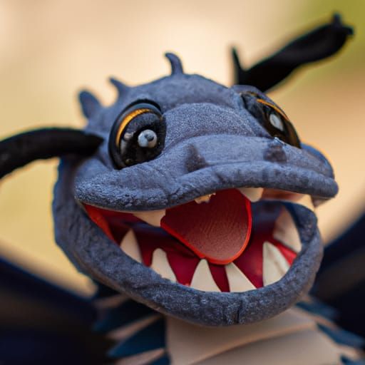 A cute dragon plushie  by @Ganjavinchi