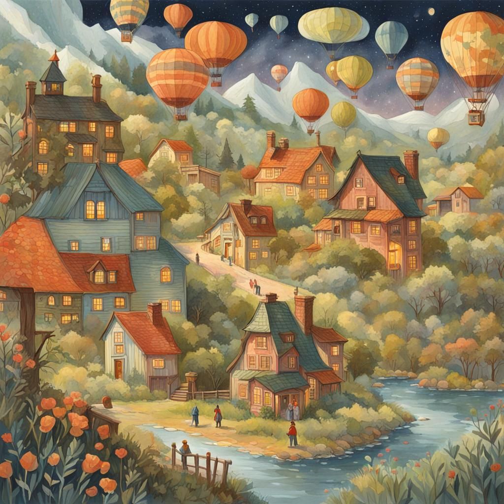 children's storybook illustrations influenced by the detaile...