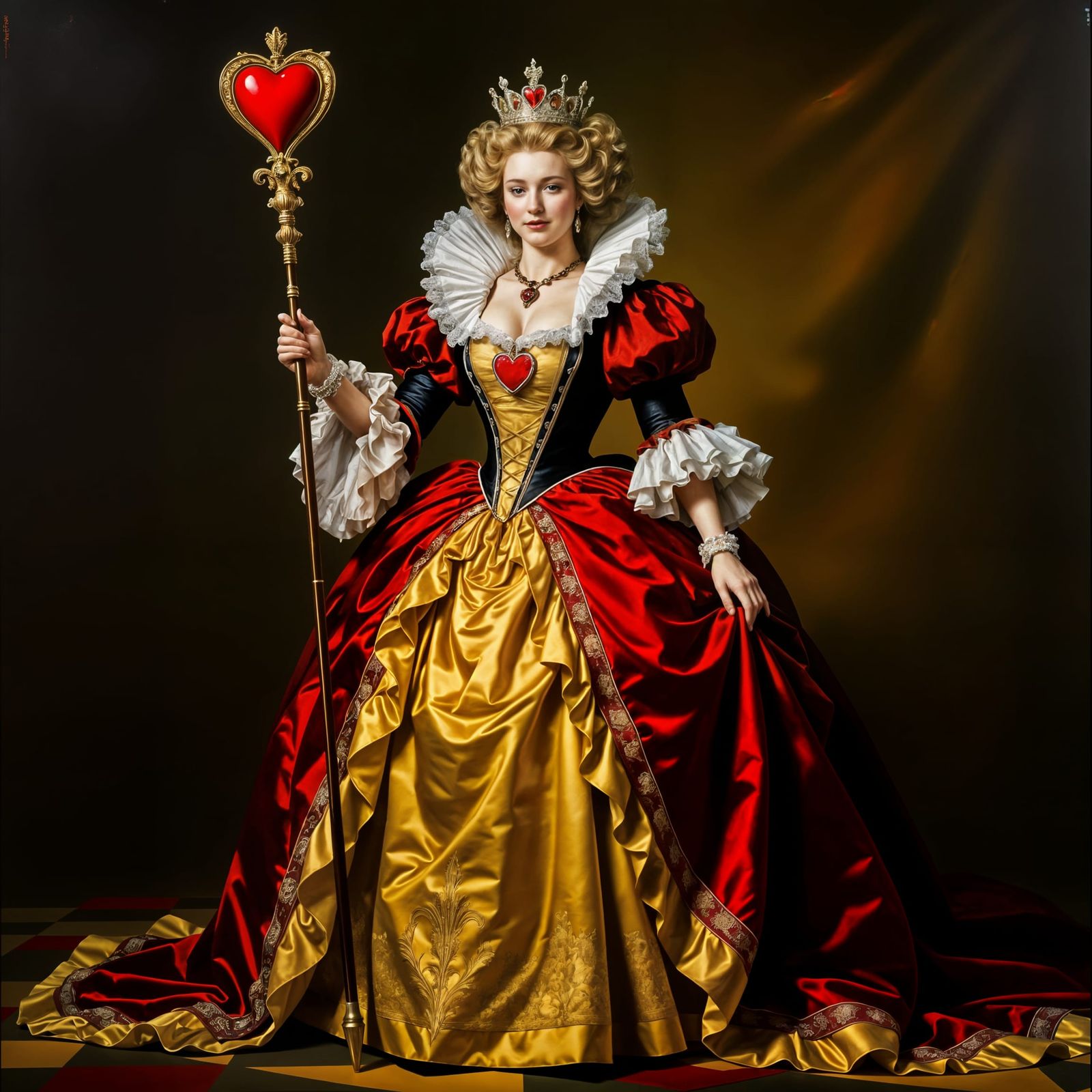 Queen of hearts   by @Freggle