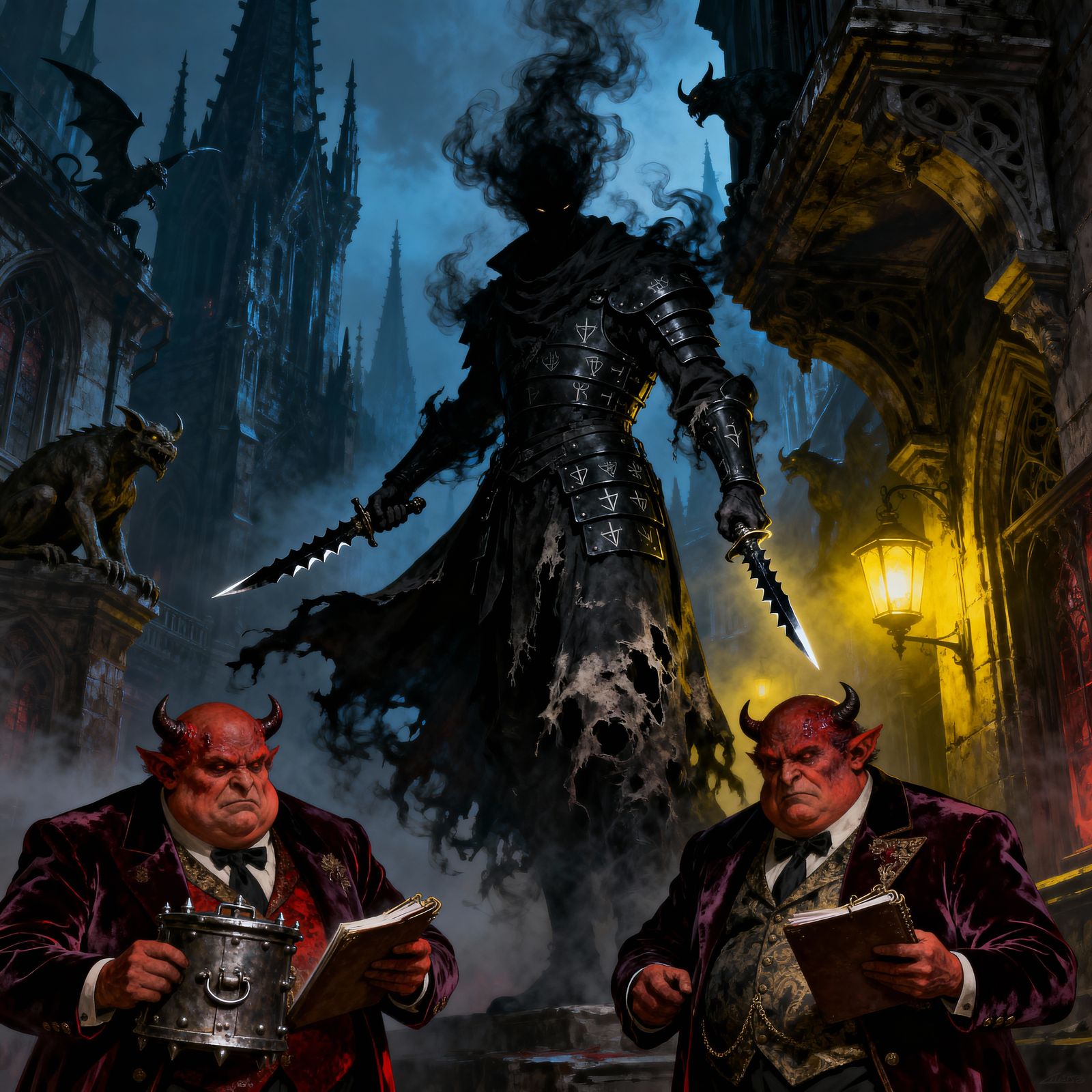 Assassin in the infernal city.